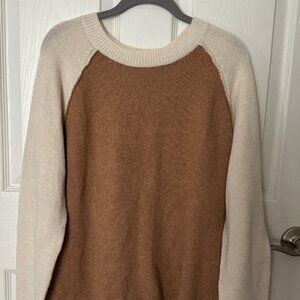 SONOMA Color-Block Raglan Sweater for Women - MEDIUM